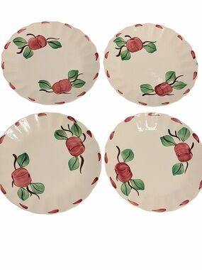 Blue Ridge Southern Pottery - CRAB APPLE - Set of 4